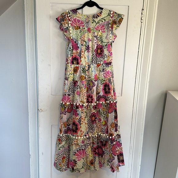 J Crew Floral Multicolor Ruffle Dress - Picture 5 of 5